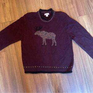Christopher & Banks Moose Sweater
